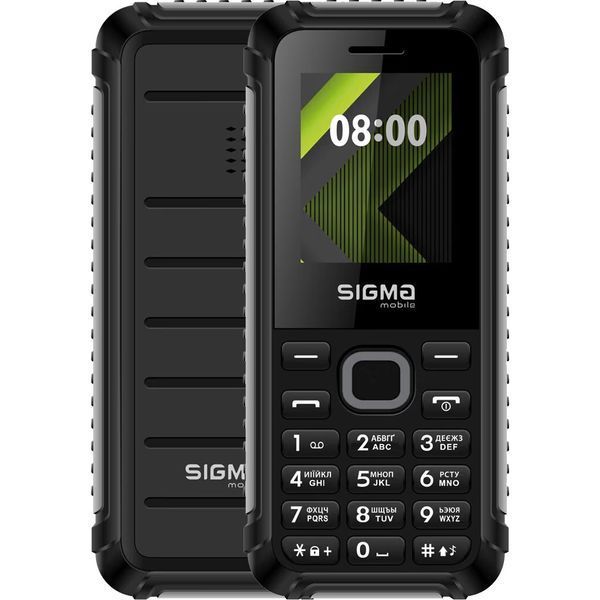 Мобiльний телефон Sigma mobile X-style 18 Track Dual Sim Black/Grey X-style 18 Track Black/Grey фото