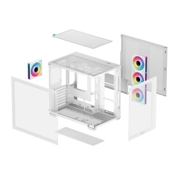 Корпус DeepCool CG530 4F White (R-CG530-WHADA4-G-1) без БЖ R-CG530-WHADA4-G-1 фото