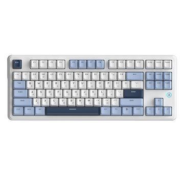 Клавіатура Ajazz AK870 V2 Flying Fish Switch White USB-C (AK870-V2-FF-BWB) AK870-V2-FF-BWB фото