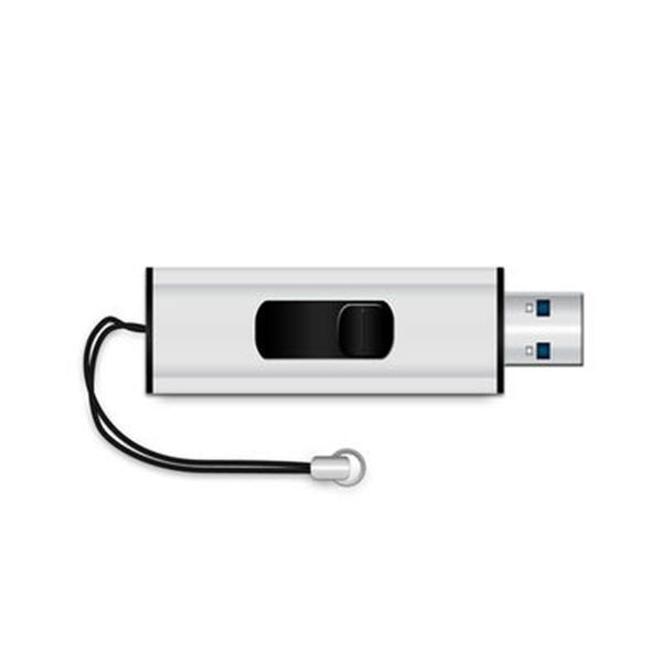 Флеш-накопичувач USB3.0 128GB MediaRange Black/Silver (MR918) MR918 фото