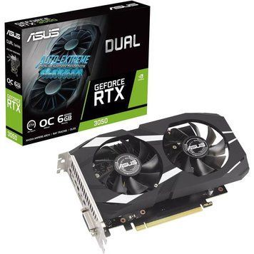 Відеокарта GF RTX 3050 6GB GDDR6 Dual OC Asus (DUAL-RTX3050-O6G) DUAL-RTX3050-O6G фото