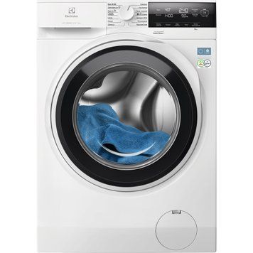 Пральна машина Electrolux фронтальна, 9кг, 1400, A, 66см, дисплей, інвертор, білий EW6F3494U фото