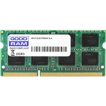 Модуль пам`ятi SO-DIMM 8GB/1600 DDR3 Goodram (GR1600S364L11/8G) GR1600S364L11/8G фото