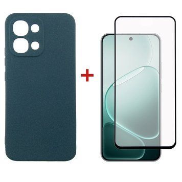Чохол-накладка Dengos Soft для Oppo A6 Pro Blue (DG-KM-187) + захисне скло DG-KM-187 фото