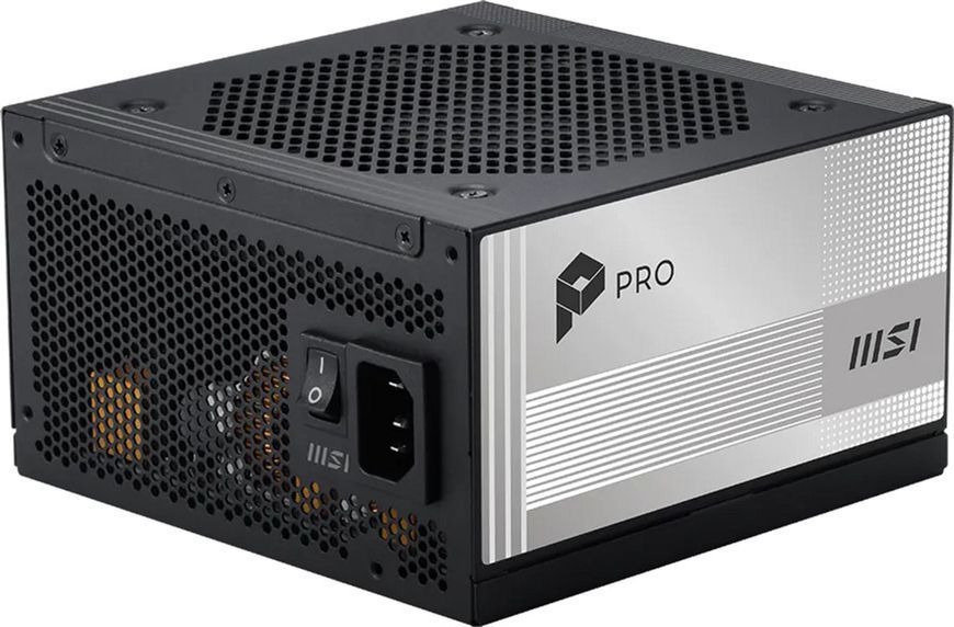 Блок живлення MSI PRO A850PL PCIE5 850W PRO A850PL PCIE5 фото