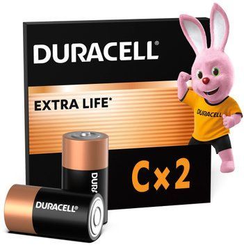 Лужні батарейки Duracell C, 2 шт. 5020568/5020281/5014580/5006001/ 5020568/5020281/5014580/5006001/ фото