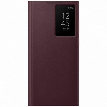 Чохол-книжка Samsung Smart Clear View Cover для Samsung Galaxy S22 Ultra SM-S908 Burgundy (EF-ZS908CEEGRU) EF-ZS908CEEGRU фото