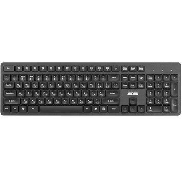 Клавіатура бездротова 2E KS260 WL EN/UKR Black (2E-KS260WB) 2E-KS260WB фото