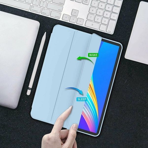Чохол-книжка BeCover Tri Fold Soft TPU Silicone для Apple iPad Pro Pro 13" M4 2024 Light Blue (711753) 711753 фото