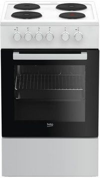 Плита Beko електрична, 60л, 50x60см, білий FSS56000GW фото