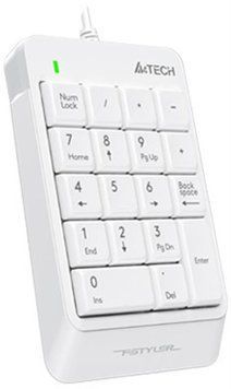 Цифровий клавiатурний блок A4Tech FK13P White FK13P (White) фото