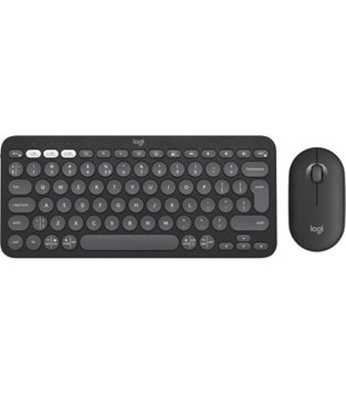 Комплект (клавіатура, миша) бездротовий Logitech Pebble 2 Combo Graphite (920-012239) 920-012239 фото