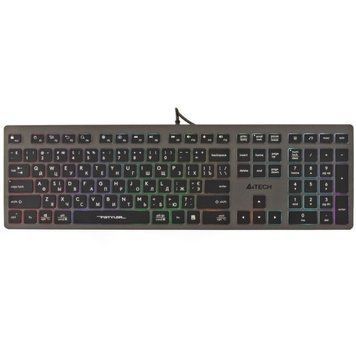 Клавіатура A4Tech Fstyler FX60H Grey Neon Backlit FX60H USB (Grey) Neon backlit фото