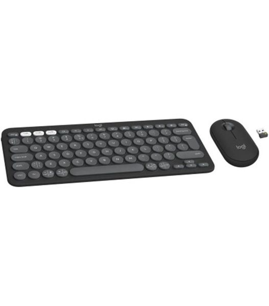 Комплект (клавіатура, миша) бездротовий Logitech Pebble 2 Combo Graphite (920-012239) 920-012239 фото