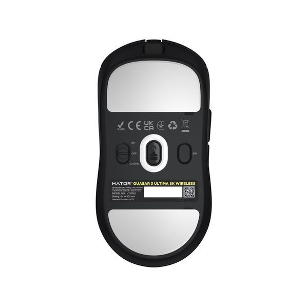 Миша бездротова Hator Quasar 3 Ultima 8K Wireless Black (HTM762) HTM762 фото