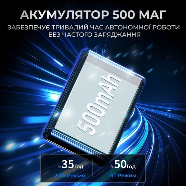 Миша бездротова Ajazz AJ199 Black (AJ199-B) AJ199-B фото