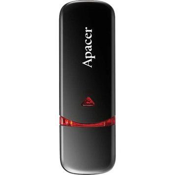 Флеш-накопичувач USB 32GB Apacer AH333 Black (AP32GAH333B-1) AP32GAH333B-1 фото