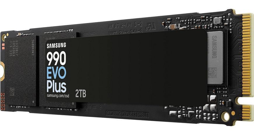 Накопичувач SSD 2ТB Samsung 990 EVO Plus M.2 2280 PCIe 5.0 x2 NVMe V-NAND TLC (MZ-V9S2T0BW) MZ-V9S2T0BW фото