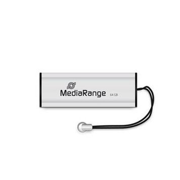 Флеш-накопичувач USB3.0 64GB MediaRange Black/Silver (MR917) MR917 фото