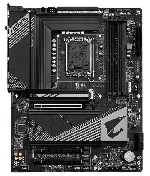 Материнська плата Gigabyte B760 Aorus Elite AX Socket 1700 B760 AORUS ELITE AX фото