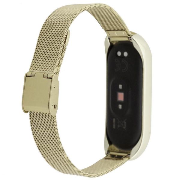 Ремінець BeCover Metal для Xiaomi Mi Smart Band 5/Mi Smart Band 6 Gold (705148) 705148 фото