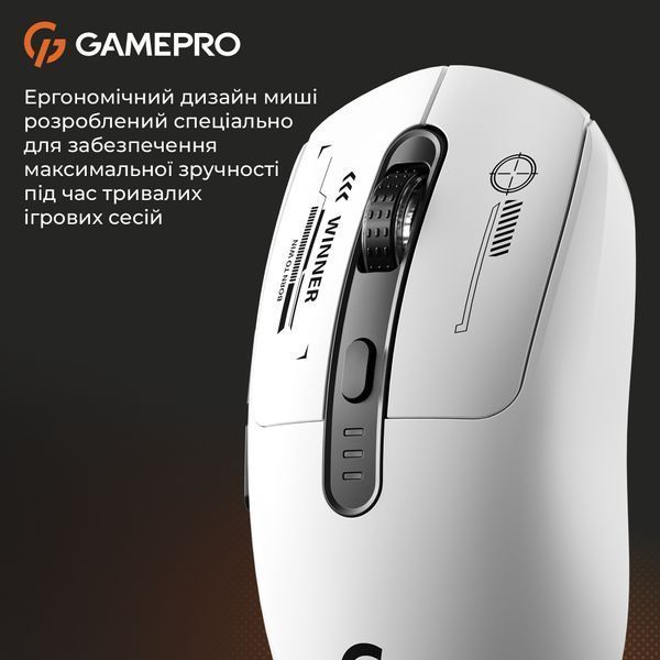 Миша бездротова GamePro Genesis Winner White (GM079W) GM079W фото