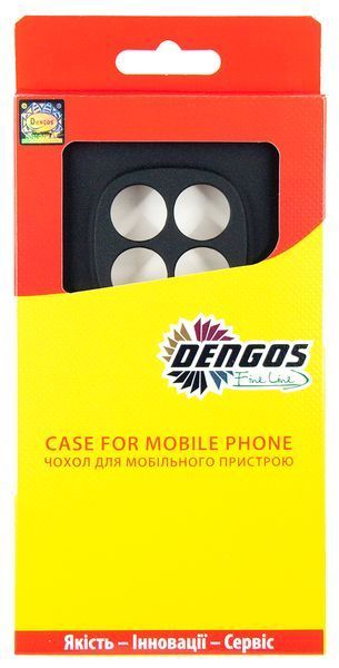 Чохол-накладка Dengos Carbon для Xiaomi Redmi Note 15 Pro 4G Black (DG-TPU-CRBN-256) DG-TPU-CRBN-256 фото