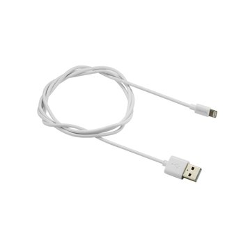 Кабель Canyon USB - Lightning 1м, White (CNS-MFICAB01W) CNS-MFICAB01W фото