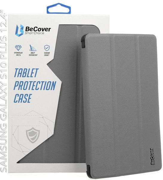 Чохол-книжка BeCover Smart Case для Samsung Galaxy Tab S10 Plus SM-X820/SM-X826 Gray (712235) 712235 фото