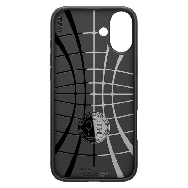 Чохол-накладка Spigen Liquid Air для Apple iPhone 16 Plus Matte Black (ACS08066) ACS08066 фото
