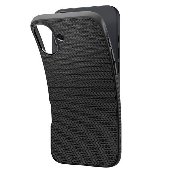 Чохол-накладка Spigen Liquid Air для Apple iPhone 16 Plus Matte Black (ACS08066) ACS08066 фото