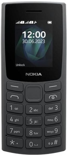Мобільний телефон Nokia 105 2023 Charcoal (no charger) Nokia 105 2023 SS Charcoal (no charger) фото
