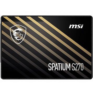 Накопичувач SSD 240GB MSI Spatium S270 2.5" SATAIII 3D TLC (S78-440N070-P83) S78-440N070-P83 фото