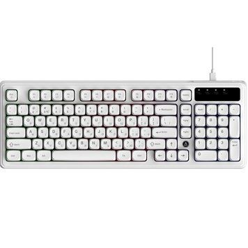Клавіатура Ajazz AF98 Black USB-C White (AF98-W) AF98-W фото