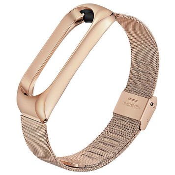 Ремінець BeCover Metal для Xiaomi Mi Band 4/3 Rose Gold (704654) 704654 фото