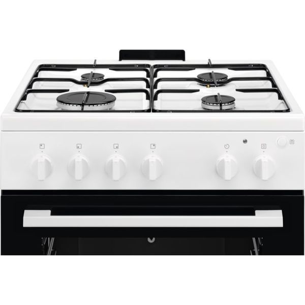 Плита Electrolux газова, 59л, 60x60см, білий LKG604012W фото
