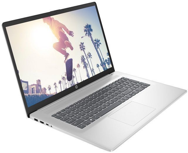 Ноутбук HP 17-cn4042ua 17.3" FHD IPS AG, Intel 5-120U, 16GB, F1024GB, UMA, DOS, сріблястий CS8C1EA фото
