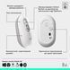 Миша бездротова Logitech Pop Mouse with Emoji Off-White (910-007411) 910-007411 фото 10