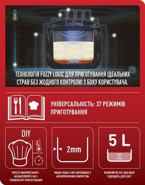 Мультиварка Tefal Essential Cook RK321A34 RK321A34 фото