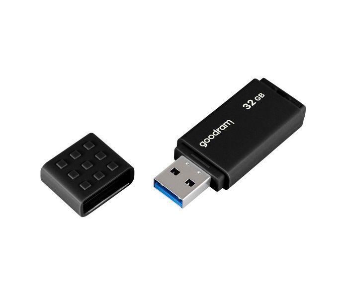Флеш-накопичувач USB3.2 32GB Goodram UME3 Black (UME3-0320K0R11) UME3-0320K0R11 фото