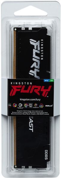 Модуль пам`яті DDR5 32GB/5600 Kingston Fury Beast Black (KF556C40BB-32) KF556C40BB-32 фото