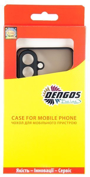 Чохол-накладка Dengos Matt для Samsung Galaxy S26 SM-S942 Black (DG-TPU-MATT-174) DG-TPU-MATT-174 фото