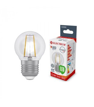 Лампа світлодіодна куля-ретро Electrum Filament 4W E27 4000K (A-LB-1386) A-LB-1386 фото