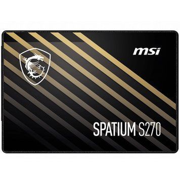 Накопичувач SSD 960GB MSI Spatium S270 2.5" SATAIII 3D TLC (S78-440P130-P83) S78-440P130-P83 фото