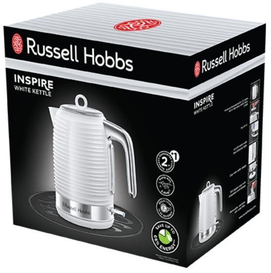 Елекрочайник Russell Hobbs 24360-70/RH Inspire Kettle White 2.4kW 23677016002 23677016002 фото