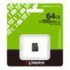 Карта пам`яті MicroSDXC 64GB UHS-I Class 10 Kingston Canvas Select Plus R100MB/s (SDCS3/64GBSP) SDCS3/64GBSP фото 3