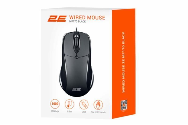Миша 2E MF170 USB Black (2E-MF170UB) 2E-MF170UB фото