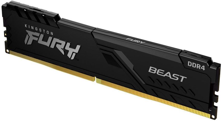 Модуль пам`ятi DDR4 16GB/3200 Kingston Fury Beast Black (KF432C16BB/16) KF432C16BB/16 фото