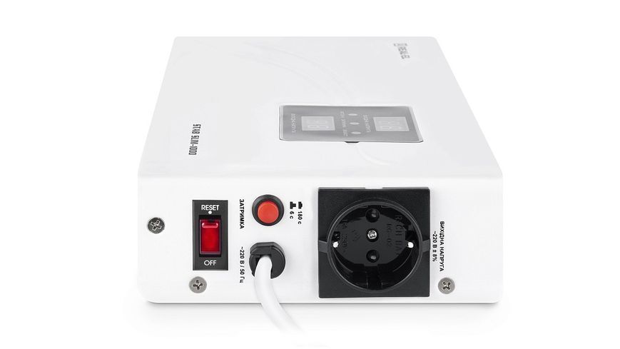 Стабілізатор REAL-EL STAB SLIM-1000 White EL122400007 фото