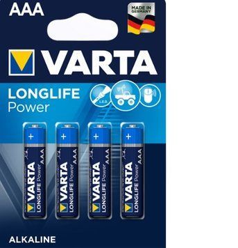 Батарейка Varta Longlife Power 4903 (High Energy) AAA/LR03 BL 4шт Varta 4903 фото